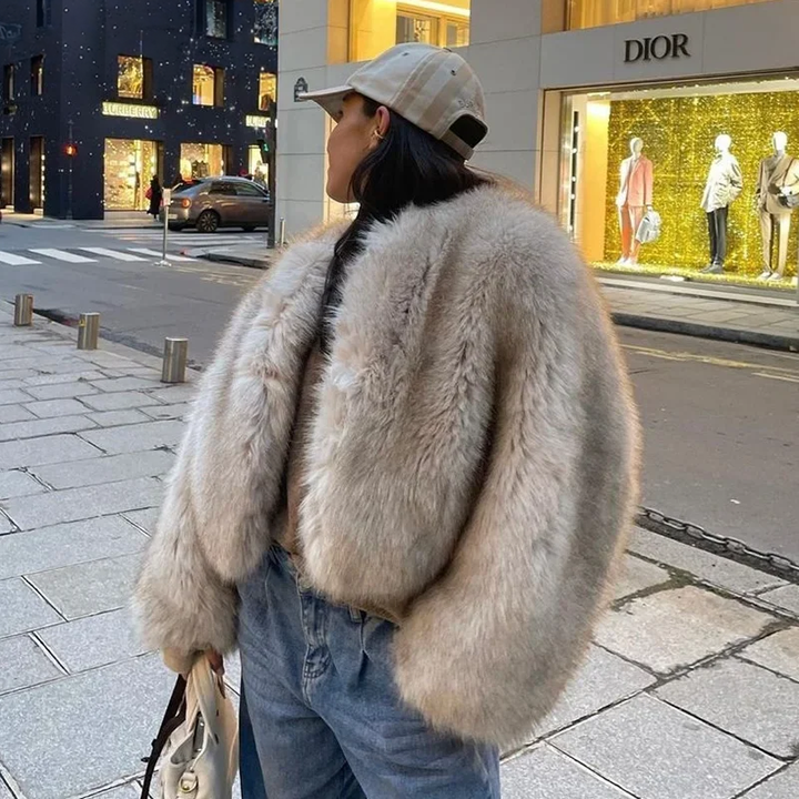 FUR JACKET COAT