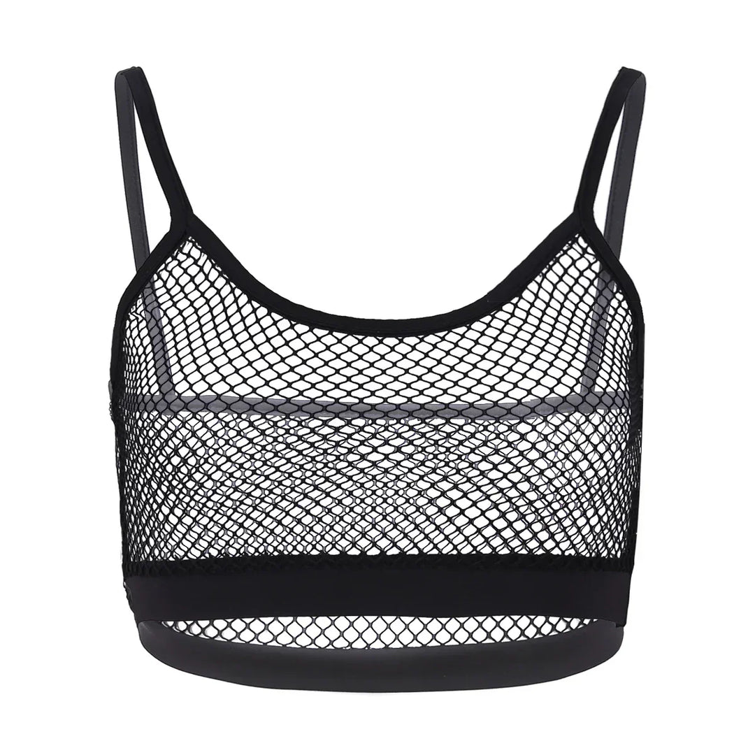 GOTTHI™ MESH CROP TOP