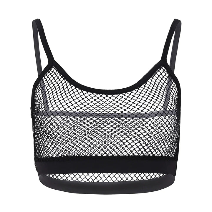 GOTTHI™ MESH CROP TOP