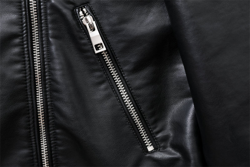 LOOSE LEATHER JACKET