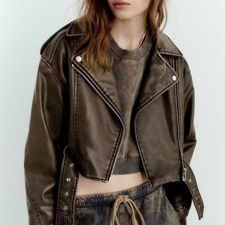 SHORT LEATHER JACKETS